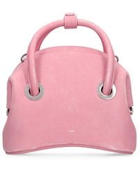 OSOI - Mini Circle Leather Top Handle Bag - Lyst