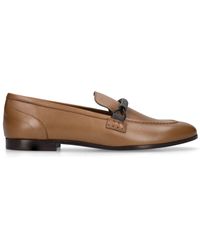 Brunello Cucinelli - Mm Leather Loafers - Lyst
