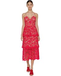 Self Portrait ワンピース カジュアル レディース Lyst Jp Netでは最大50 オフ