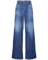 DSquared² - Damen Weite Jeans Aus Denim „Traveller“ - Lyst