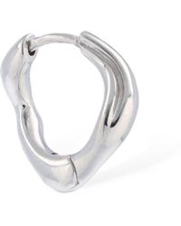 Maria Black Anil 10 Mono Huggie Earring - Metallic