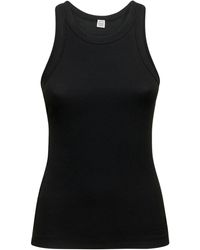 TOTEME - Tanktop Aus Bio-baumwolle - Lyst