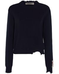 Golden Goose - Golden Cotton Knit Crewneck Sweater - Lyst