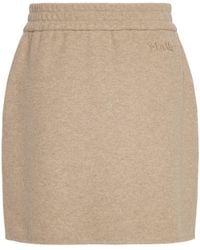 Max Mara - Onagro Wool Blend Jersey Mini Skirt - Lyst