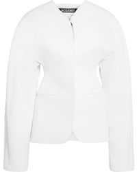 Jacquemus - Giacca la veste ovalo in cady - Lyst