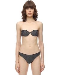 Oséree Balconette-bh Aus Lurex Und Lycra - Grau