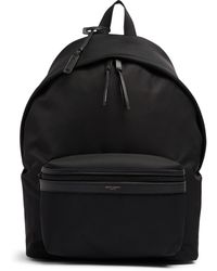 Saint Laurent - Monogram Nylon & Leather Backpack - Lyst