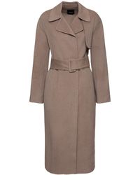 Theory - Belted Wool & Cashmere Wrap Trench Coat - Lyst