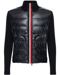 moncler mens padded cardigan