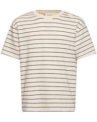 FRAME - T-shirt Mit Streifen - Lyst