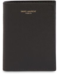Saint Laurent - Porte-cartes en cuir - Lyst