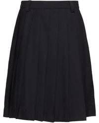 DUNST - Pleated Midi Skirt - Lyst