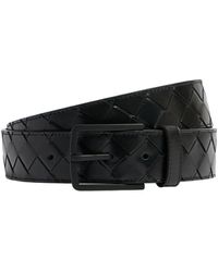 Bottega Veneta - 3.5cm Intrecciato Leather Belt - Lyst