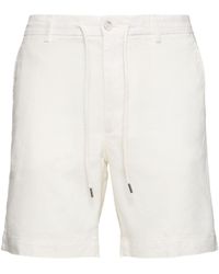 BOSS - Kane Linen Blend Shorts - Lyst