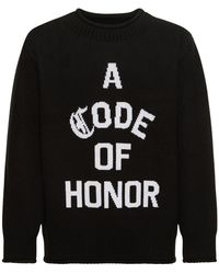 Honor The Gift Strickpullover "holiday Code Of Honor" - Schwarz