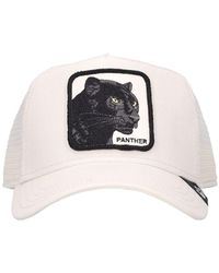 Goorin Bros Cappello Trucker The Panther Con Patch - Bianco