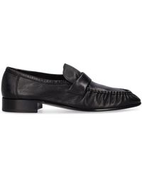 The Row - 20Mm Soft Leather Loafers - Lyst