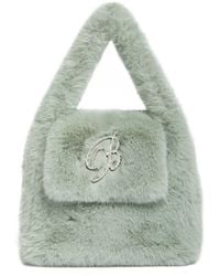 Blumarine - Faux Fur Top Handle Bag - Lyst