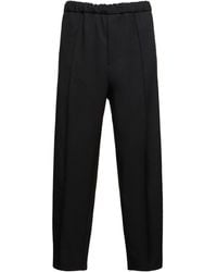 Jil Sander - Pantalones cropped relaxed fit - Lyst