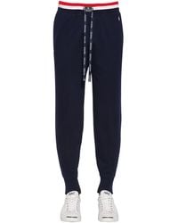 Polo Ralph Lauren Pantaloni In Felpa Di Misto Cotone - Blu