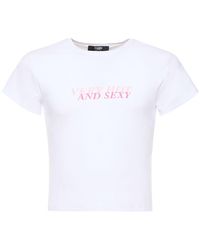 Jaded London - Shrunken-t-shirt "very Hot And Sexy" - Lyst
