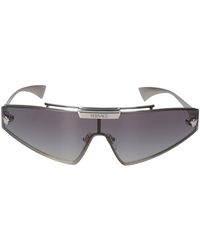 Versace - Sonnenbrille Aus Metall - Lyst