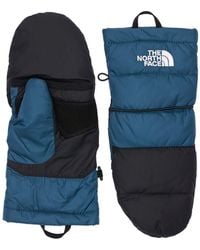 The North Face Mitaines Nuptse - Bleu