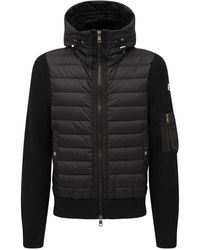Moncler Wool-blend Knit-sleeve Quilted 