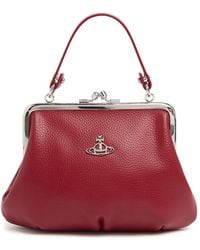 Vivienne Westwood - Granny Frame Grained Faux Leather Bag - Lyst