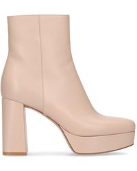 Gianvito Rossi - Stivaletti Daisen In Pelle Con Platform 90mm - Lyst