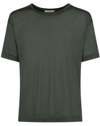 Lemaire - T-shirt in seta - Lyst