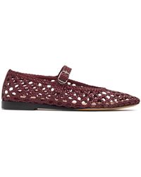 Le Monde Beryl - 10mm Woven Leather Mary Jane Flats - Lyst