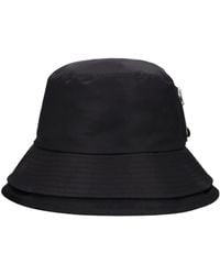 Sacai - Double Brim Nylon Twill Bucket Hat - Lyst