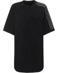 Y-3 3 Stripes T-shirt Dress - Black