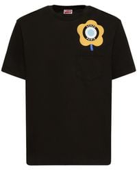 KENZO - Target Print Cotton Jersey T-shirt - Lyst