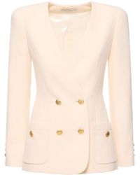Alessandra Rich - Wool Bouclé Tweed Jacket - Lyst