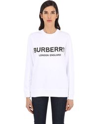 Burberry Kingdom Logo Sweatshirt - White
