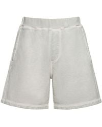 DSquared² - Shorts relaxed fit in felpa di cotone ta - Lyst