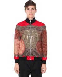 Givenchy Veste En Jersey Techno Imprimé Dollar Baroque - Rouge