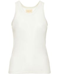 Loulou Studio - Top de algodón sin mangas - Lyst