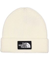 The North Face Bonnet en maille d'acrylique mélangé à logo - Neutre