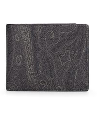 Etro Brieftasche Aus Baumwollmischung - Grau