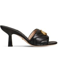 Gucci - Double G Leather Sandal - Lyst