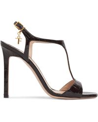 Tom Ford - Leather Heel Sandals - Lyst
