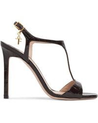 Tom Ford - Leather Heel Sandals - Lyst