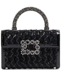 Roger Vivier - Borsa mini envelope con ricami - Lyst