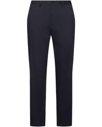 Theory - Curtis Straight Linen Blend Pants - Lyst