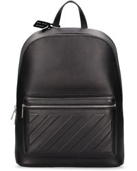 Off-White c/o Virgil Abloh - Diagonal Leather Backpack - Lyst