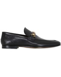 Gucci Lederloafers "jordaan" - Schwarz