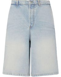 McQueen - コットンデニムショートパンツ - Lyst
